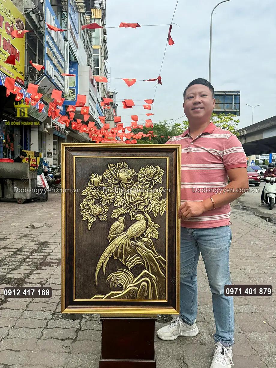 Tranh gi&uacute;p thu h&uacute;t t&agrave;i lộc, may mắn, sự h&ograve;a hợp cho gia đ&igrave;nh gia chủ